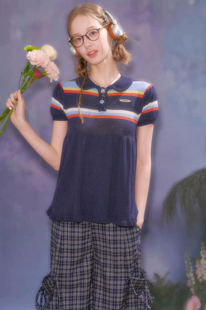 Dream Rainbow Knitted T-Shirt