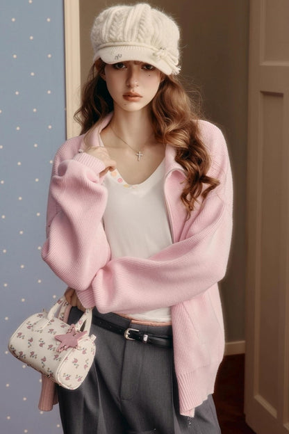 Embroidered Knitted Sweater