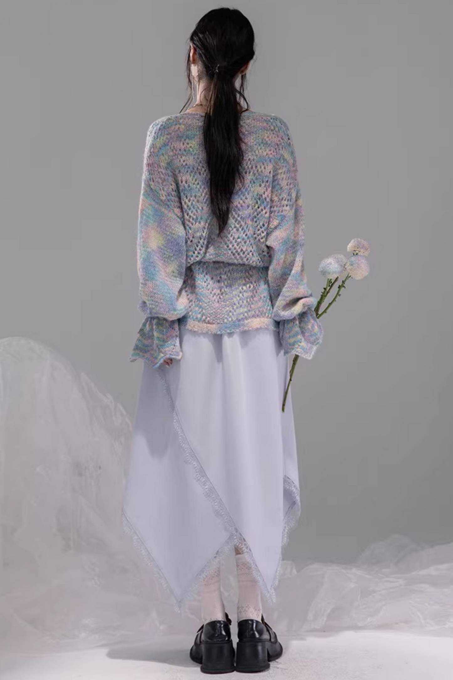 Floral Mist Mohair Sweater Set
