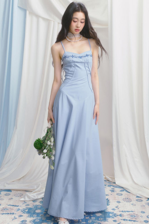 Girls French Suspenders Dress