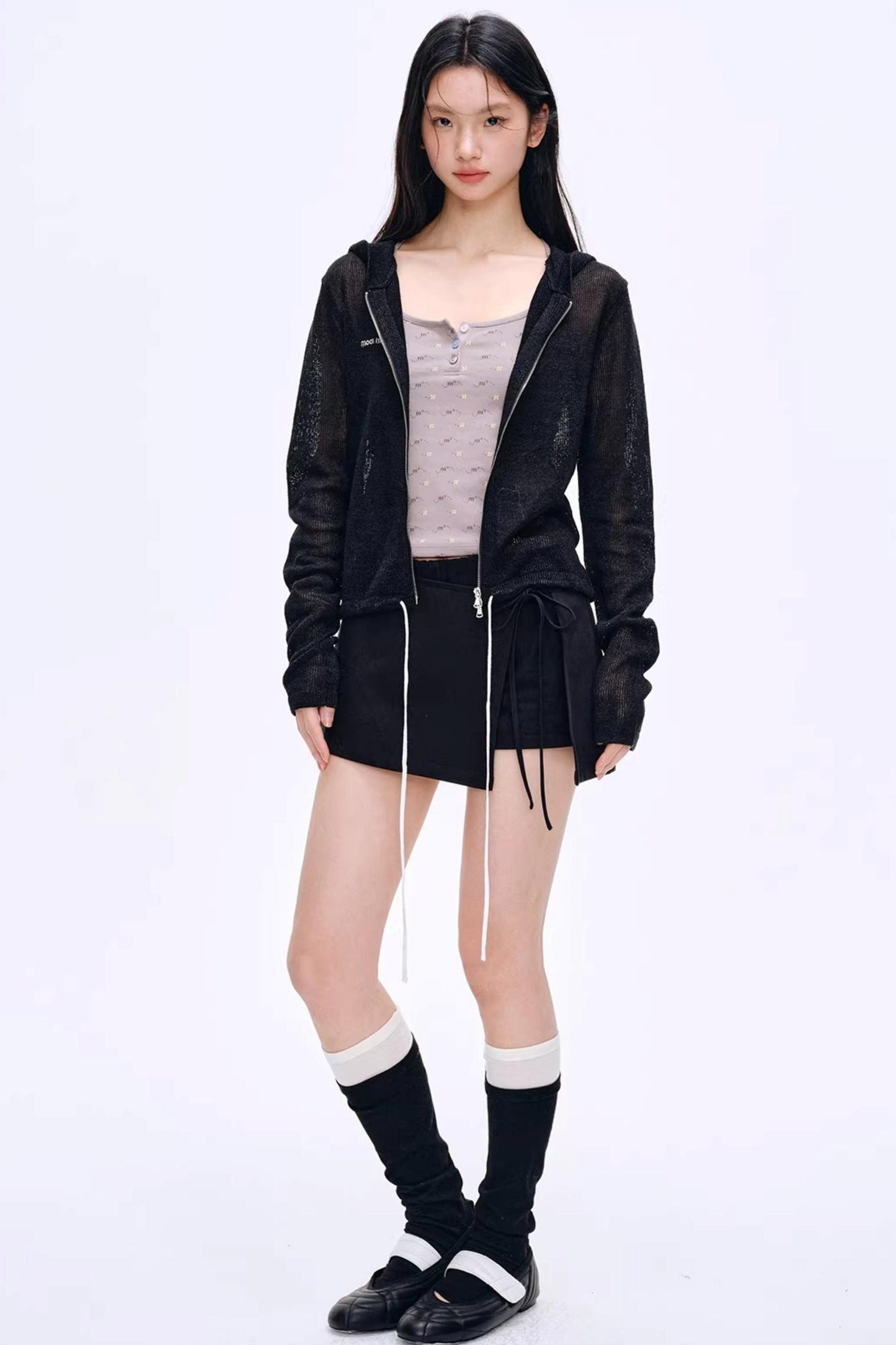Misty Shanye Embroidered Cardigan Top