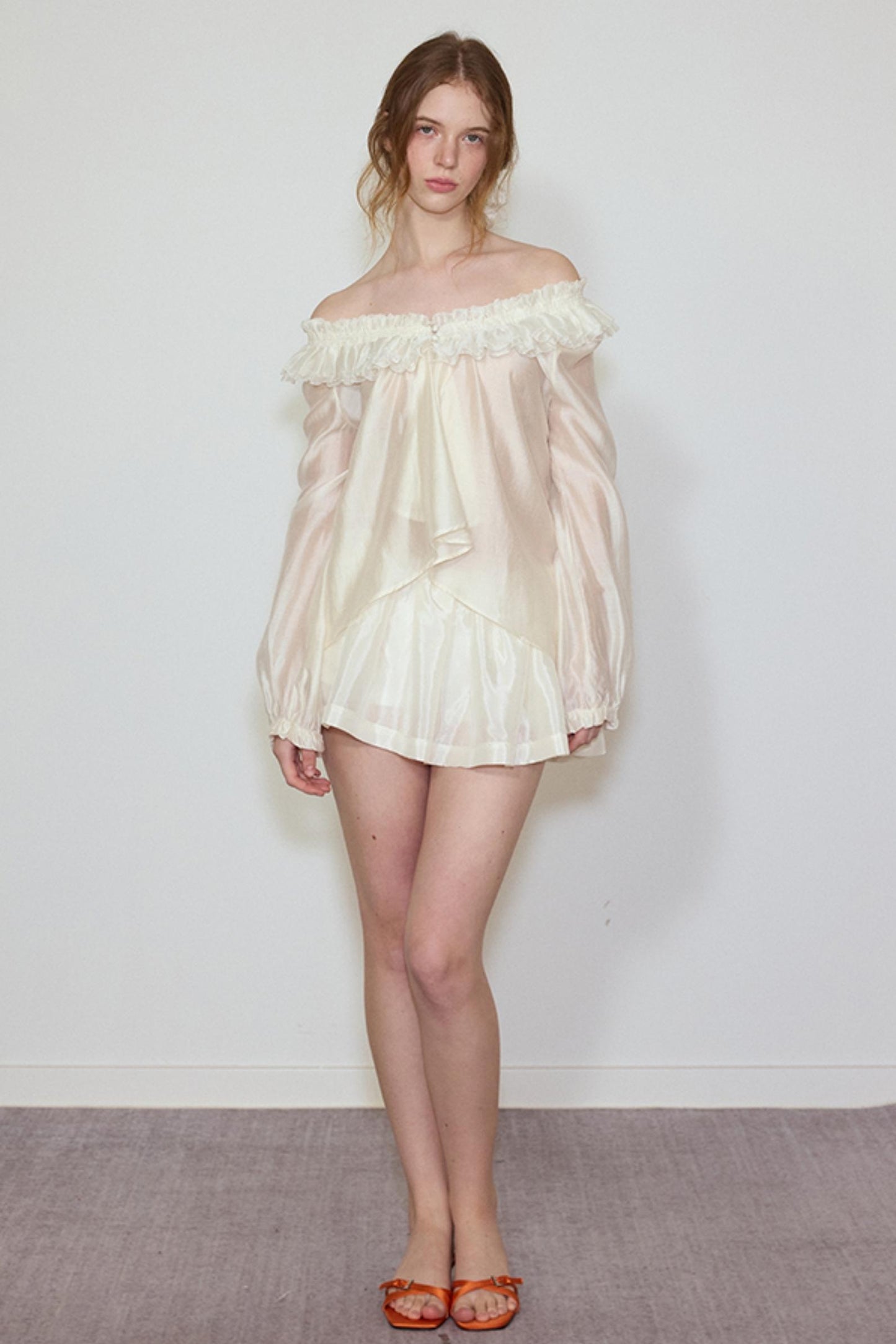 Soft Glow Hooded Jacket & Skirt Set-Up