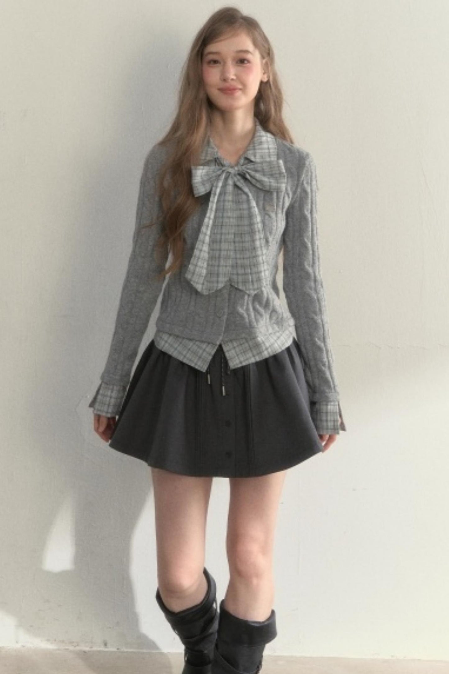 Retro Twist Knit Sweater