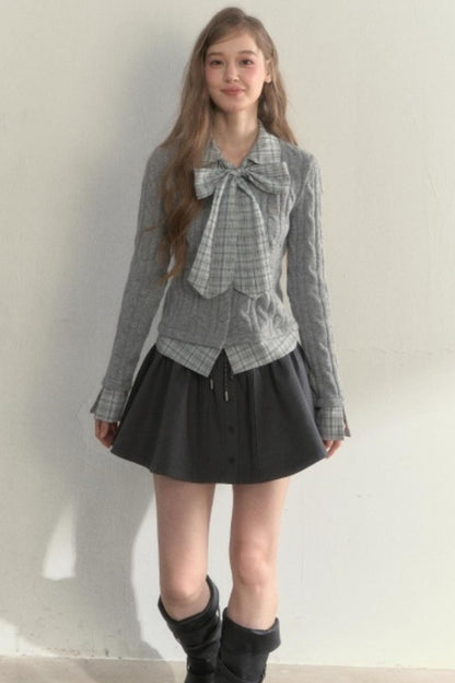 Retro Twist Knit Sweater