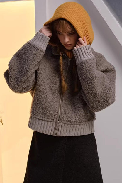 Sheep Wool Knit Balaclava