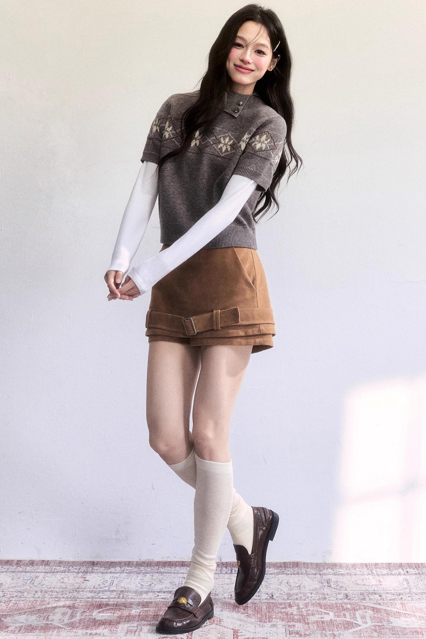 Vintage Fair Isle Knit Sweater