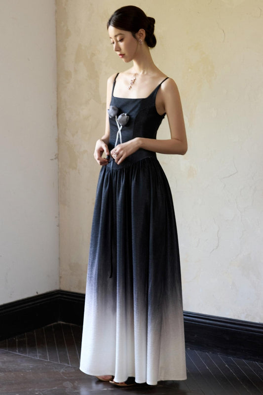 Romantic Tulip Halter Dress