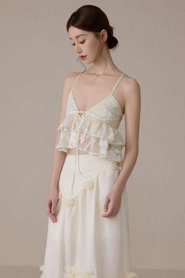 Beige V-Neck Camisole