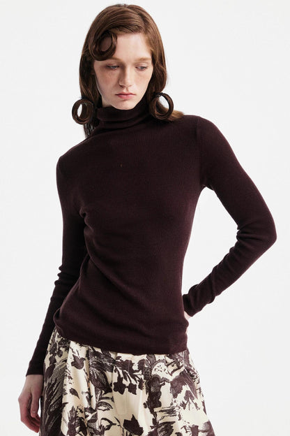 Two-Tone Wool Sweater