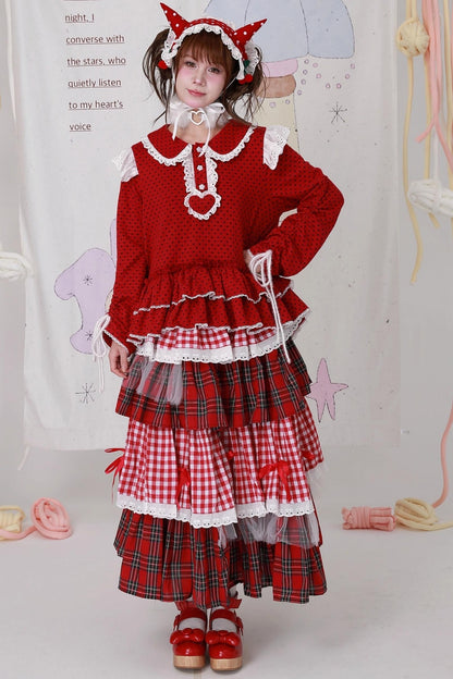 Christmas Girl Fleece Top