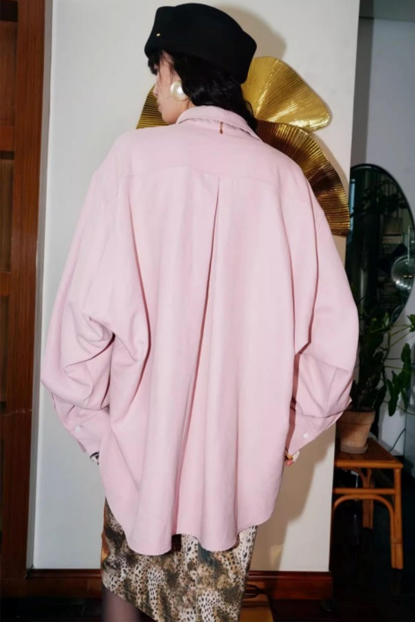 Vintage Brushed Loose Casual Top Shirt