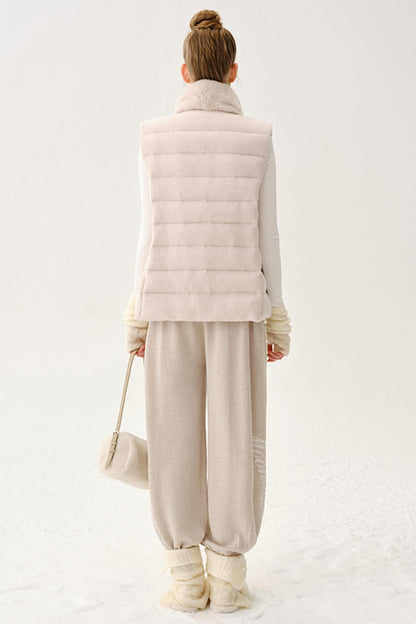 Plush Patchwork Leather Bag