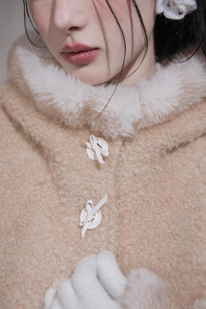 California Sunset Wool Hooded Coat