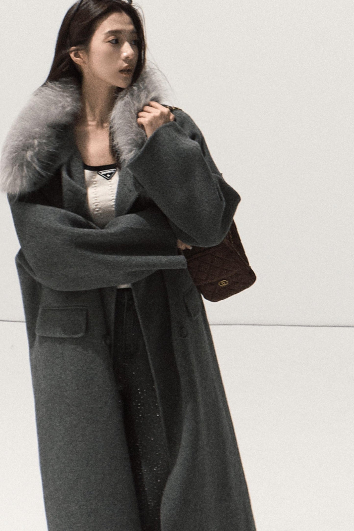 Wool Knit Slim Sweater