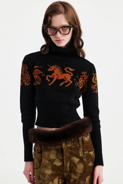 Vintage Jacquard Sweater