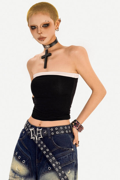 Vintage Washed Denim Pants