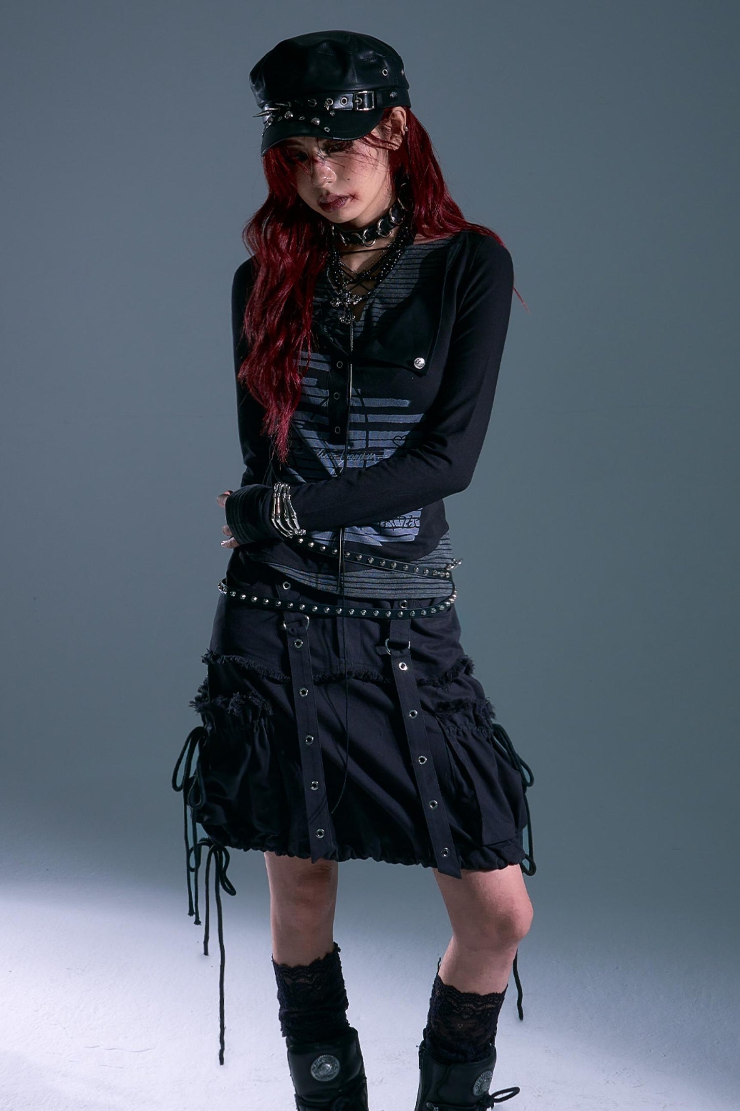 Stripe Long Sleeve Knit Top