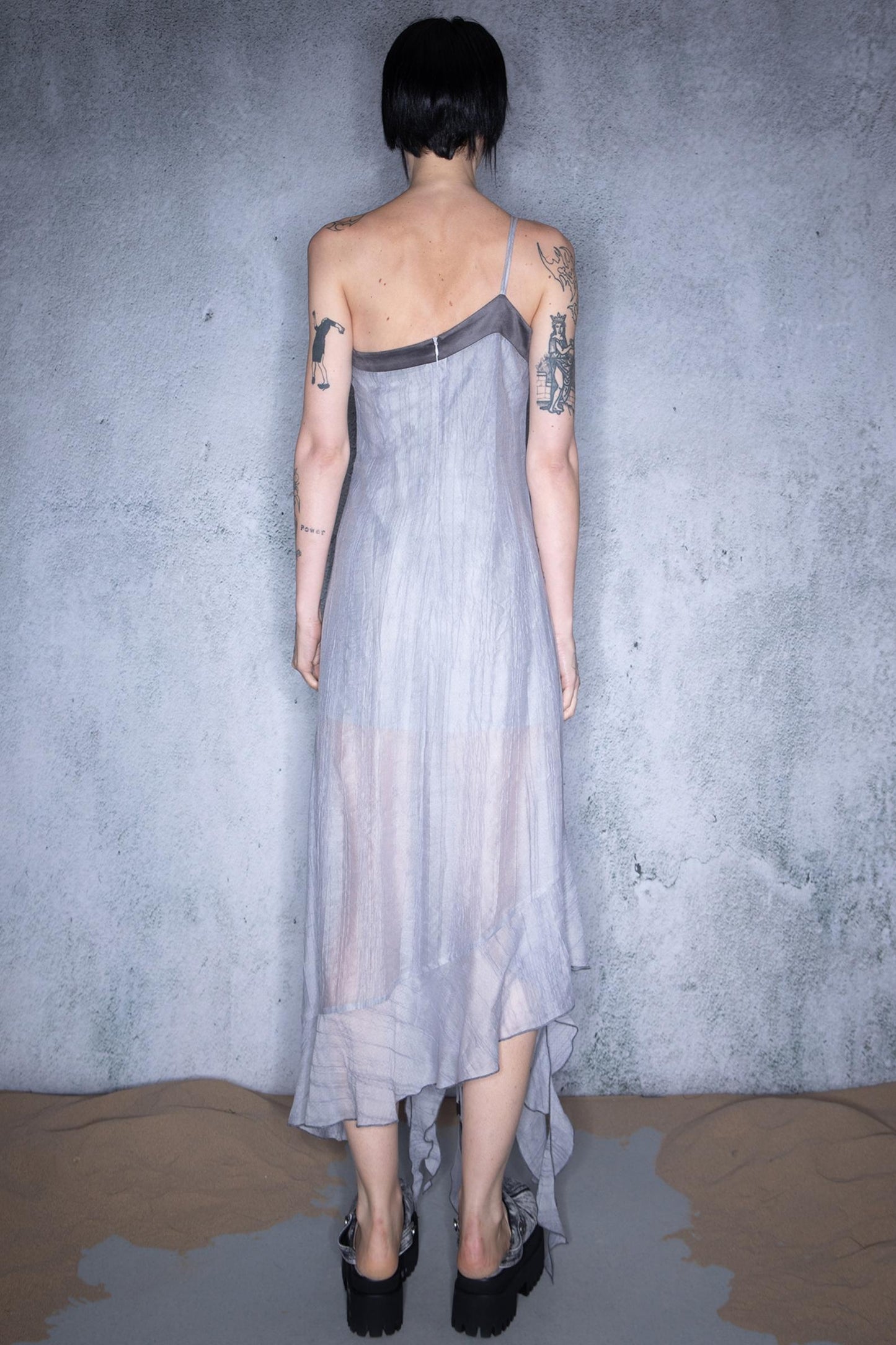 Nomad Ruffled Asymmetry Dress