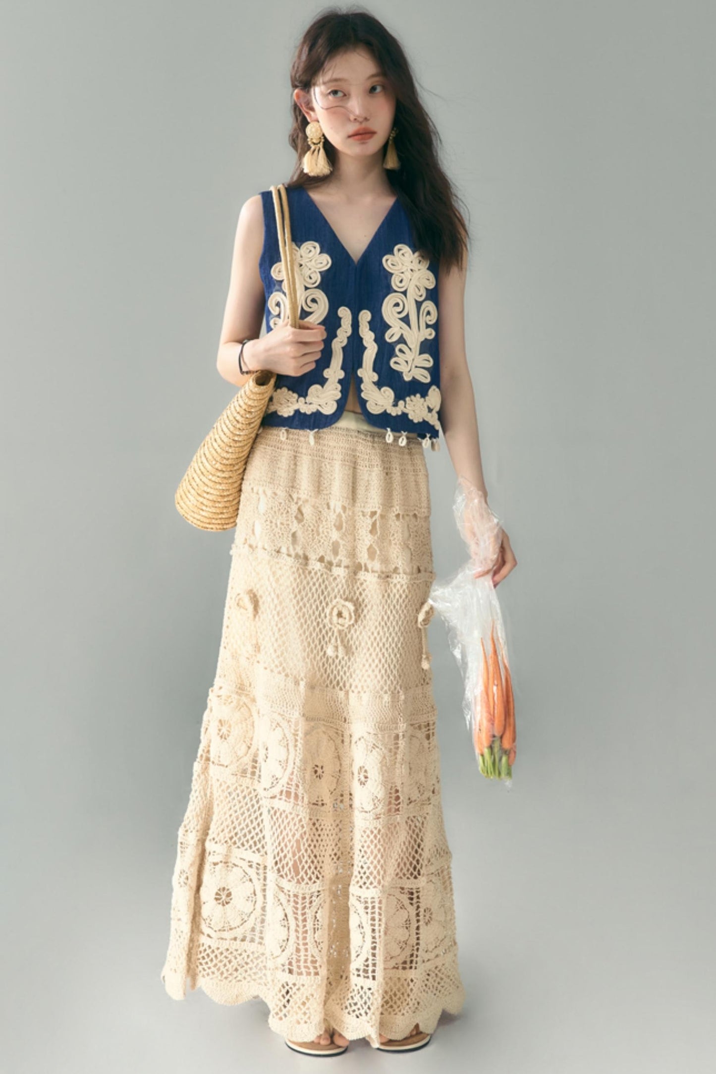 Wilderness Flower Maxi Skirt