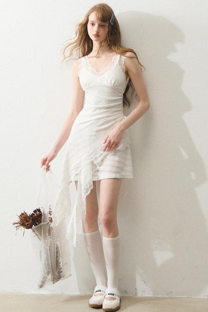 French Mint Sweater Touch Sundress Set-Up