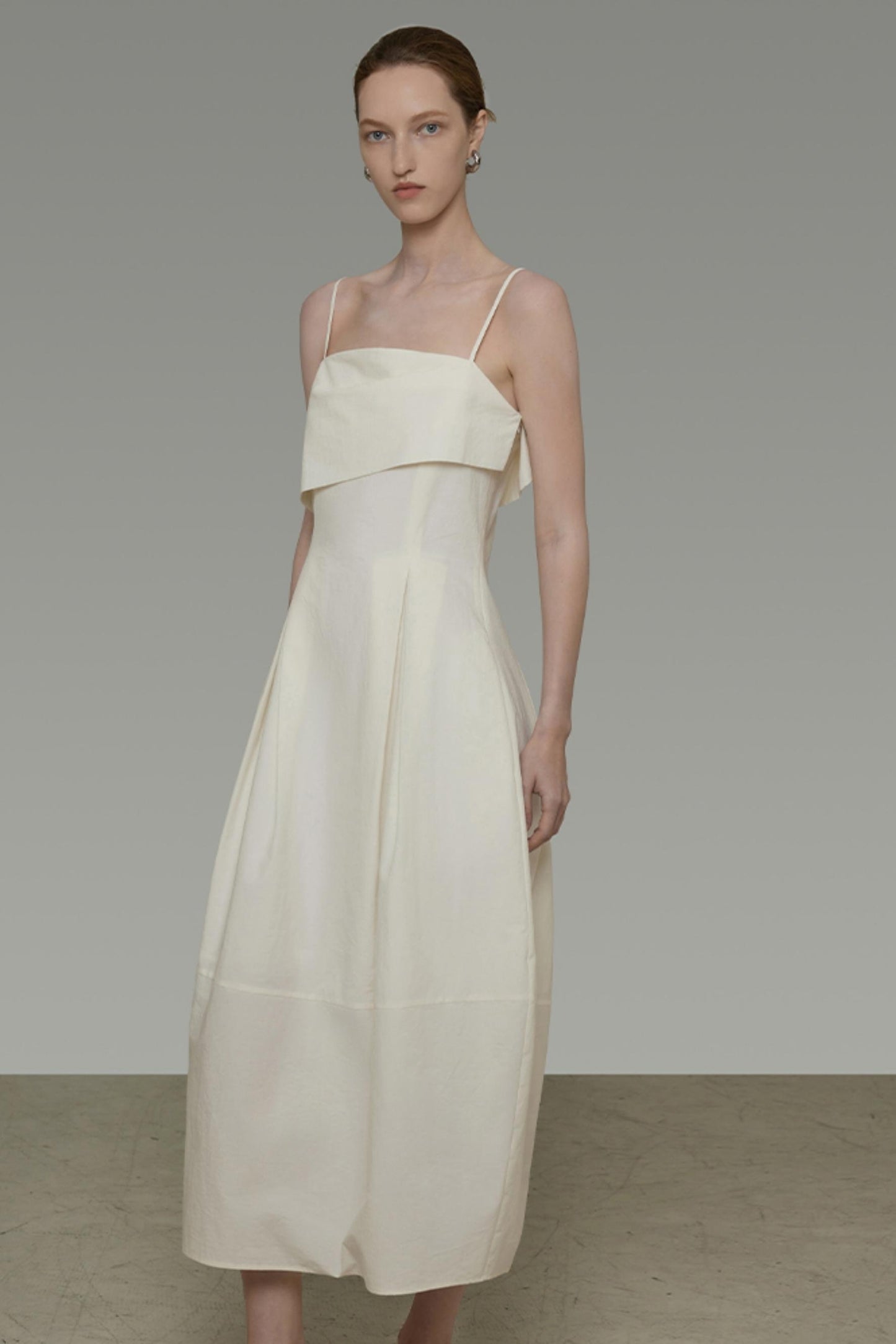 Flipped Neckline Dress