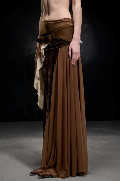 Chiffon Spliced Waist Cincher