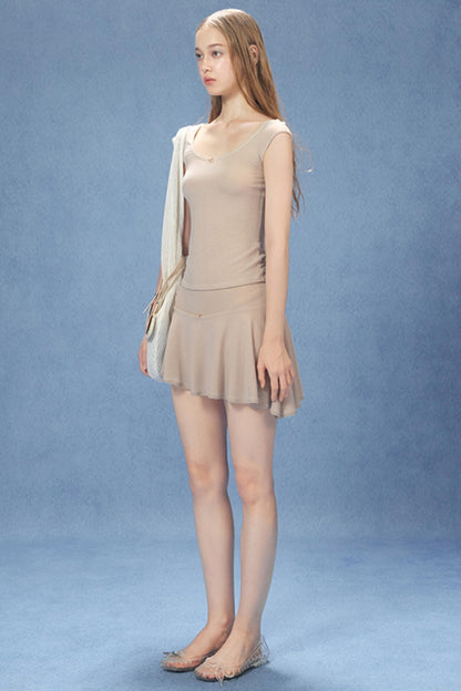 Irregular Moon Skirt