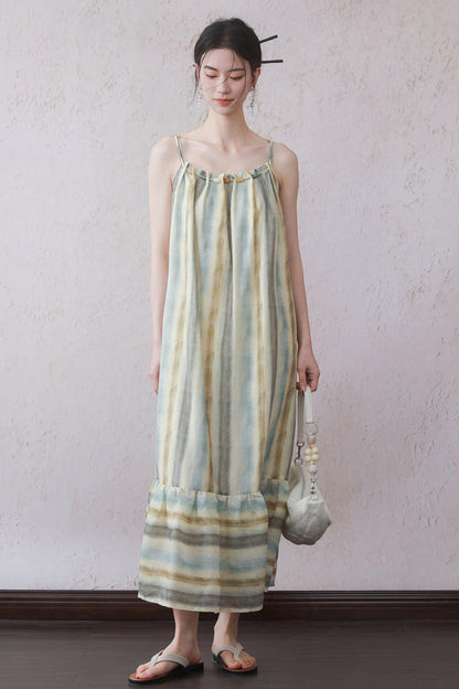 Charm Beaded Halter Dress