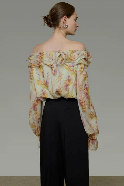 Unspoken Floral Off-Shoulder Blouse