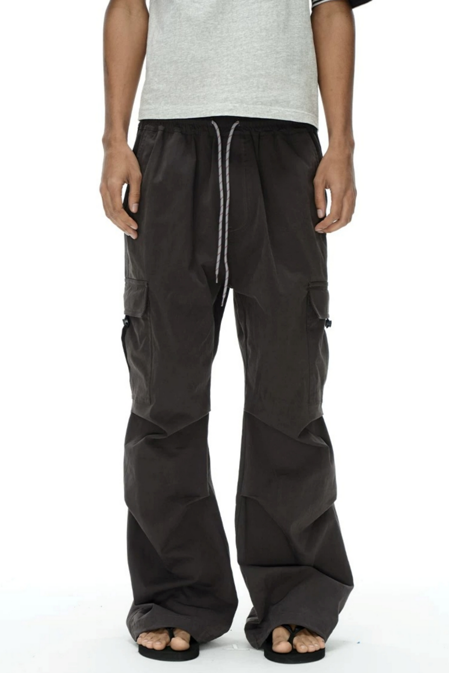 Plaid Pleated Workwear Pants