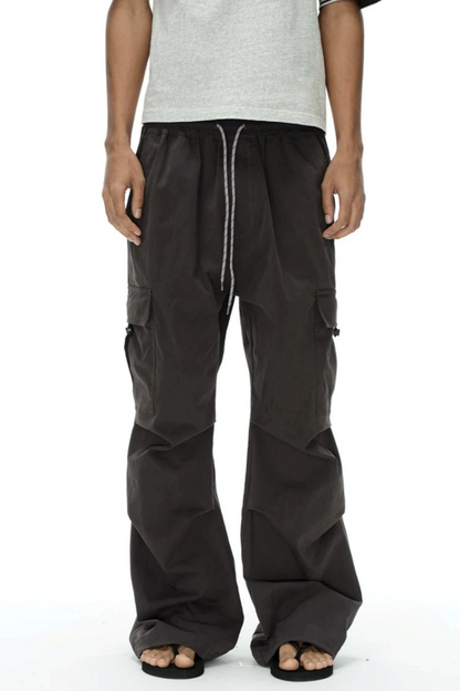 Plaid Pleated Workwear Pants