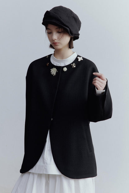 Deconstructing Linen Newsboy Hat