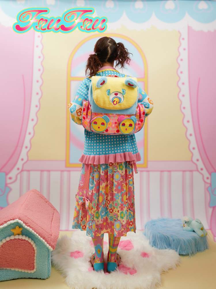 Plush Bear Large Capacity Backpack