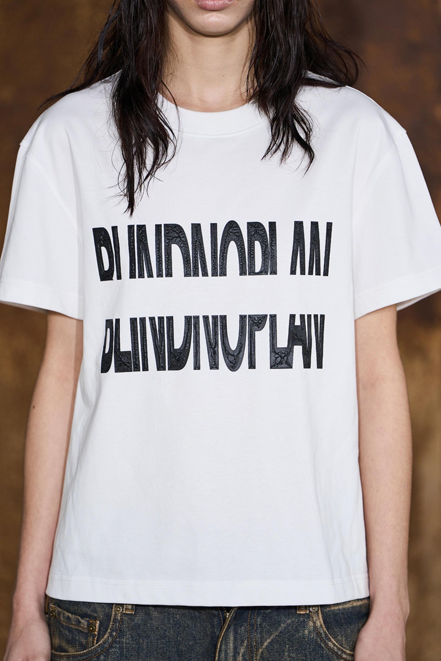 Reflect Print Cotton T-Shirt