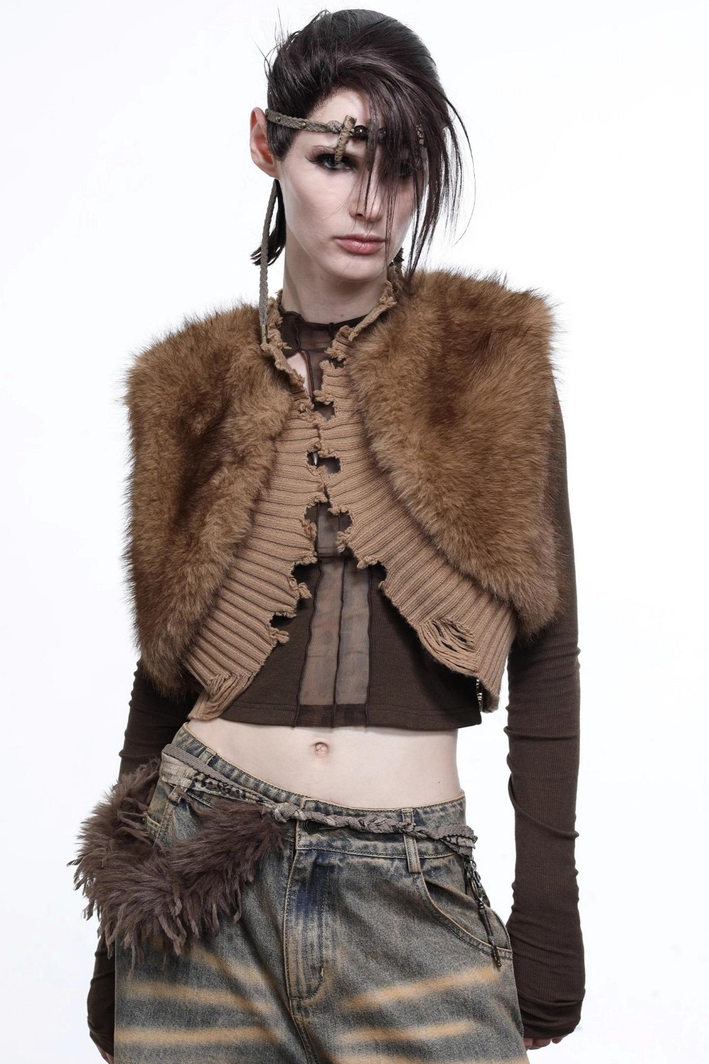 Warm Knitted Wool Vest