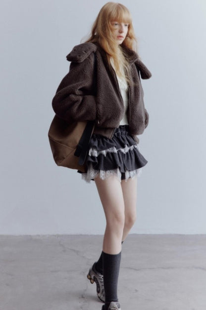 Lamb Cotton Crochet Woolen Vest