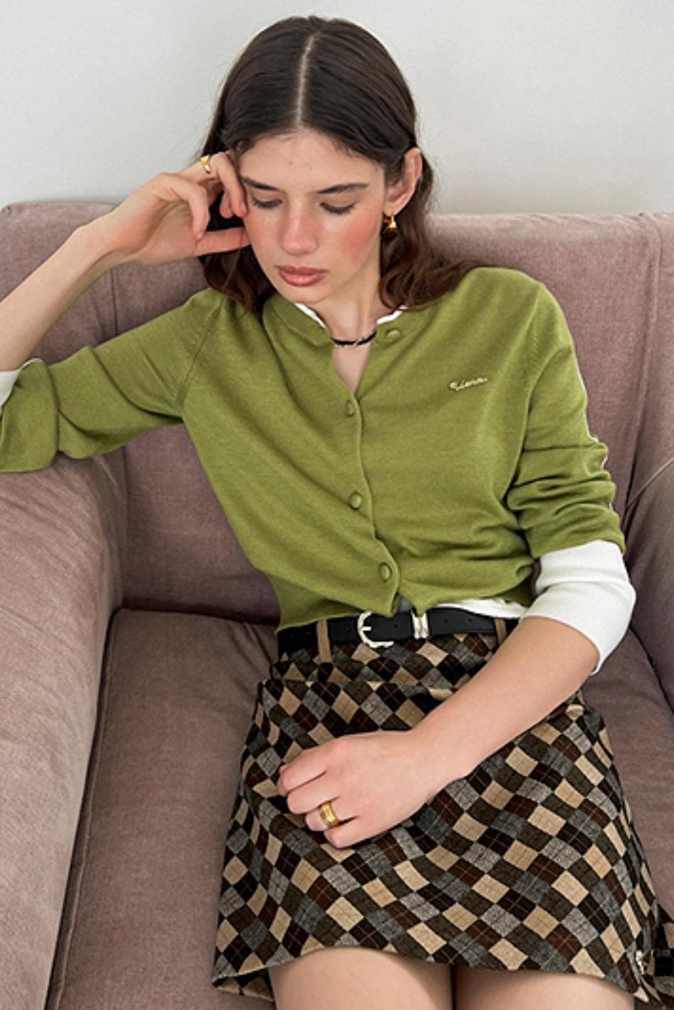 Wool Slim Fit Knit Top