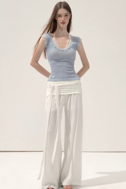 Waist Tie Summer Pants