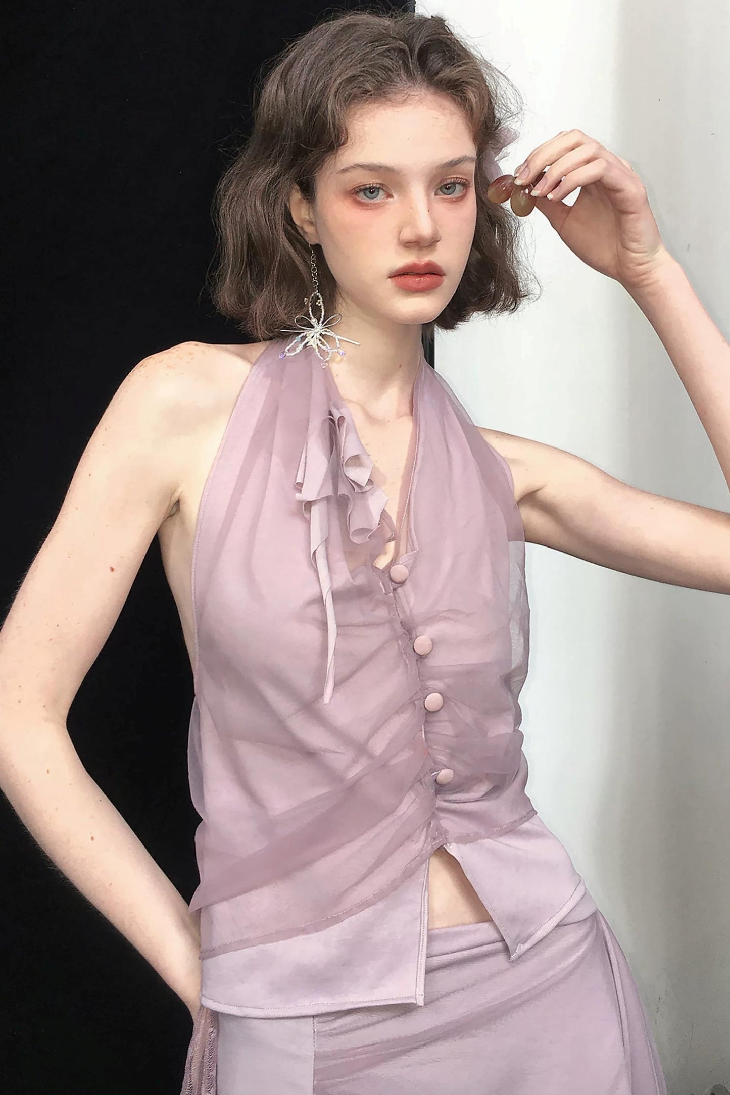 Mist Purple Halter Top