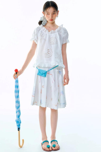 Starfish Pleated Skirt Set-Up