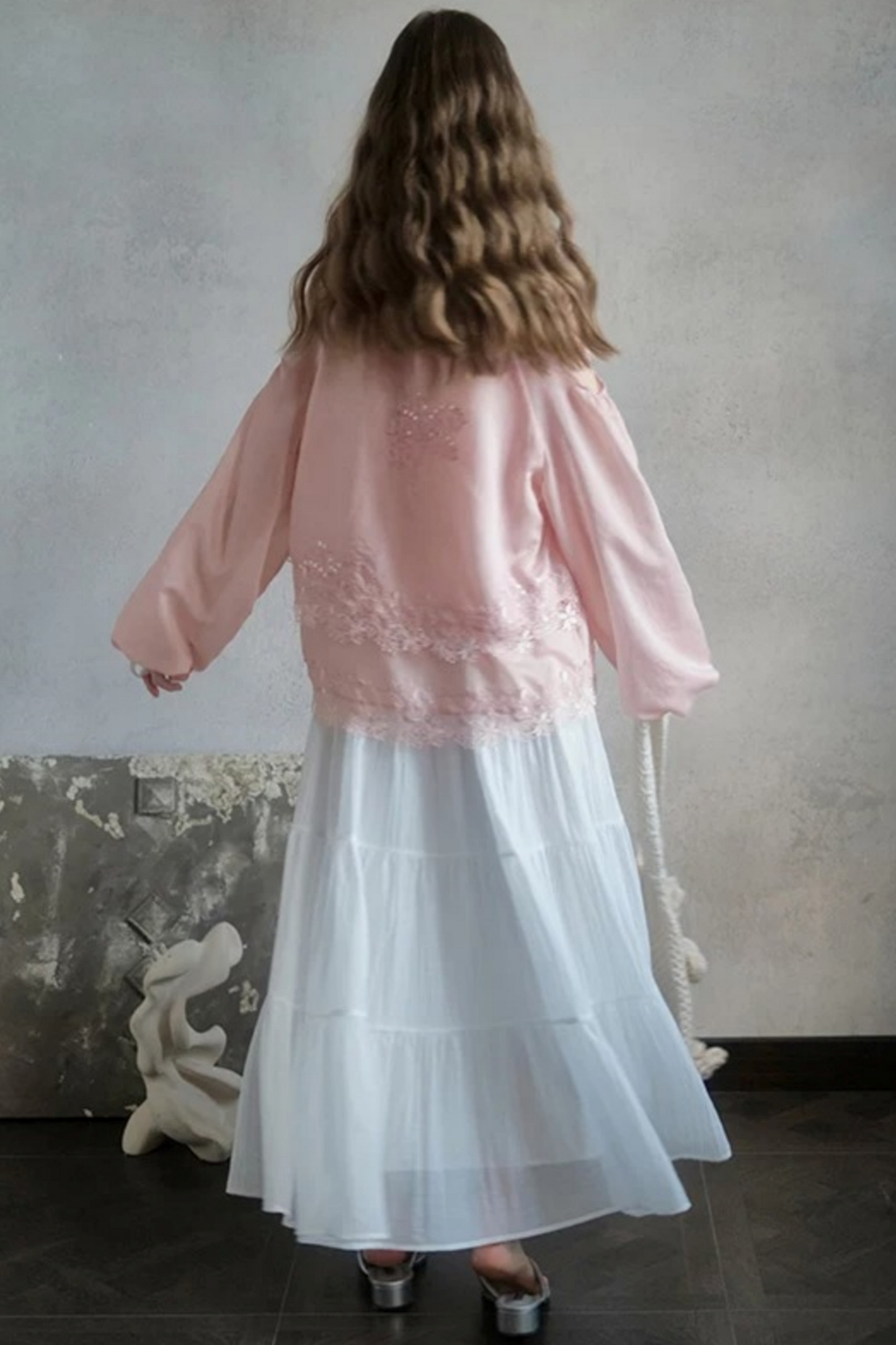 Frida Rose Lace Blouse