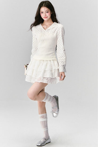 Fragile Navy Patchwork Shirt