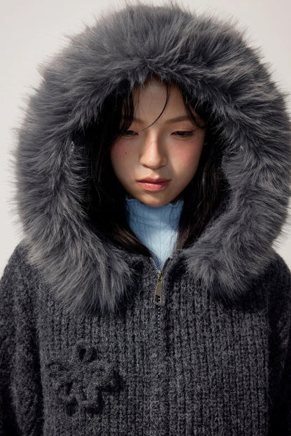 Lake Blue Fleece Knit Top