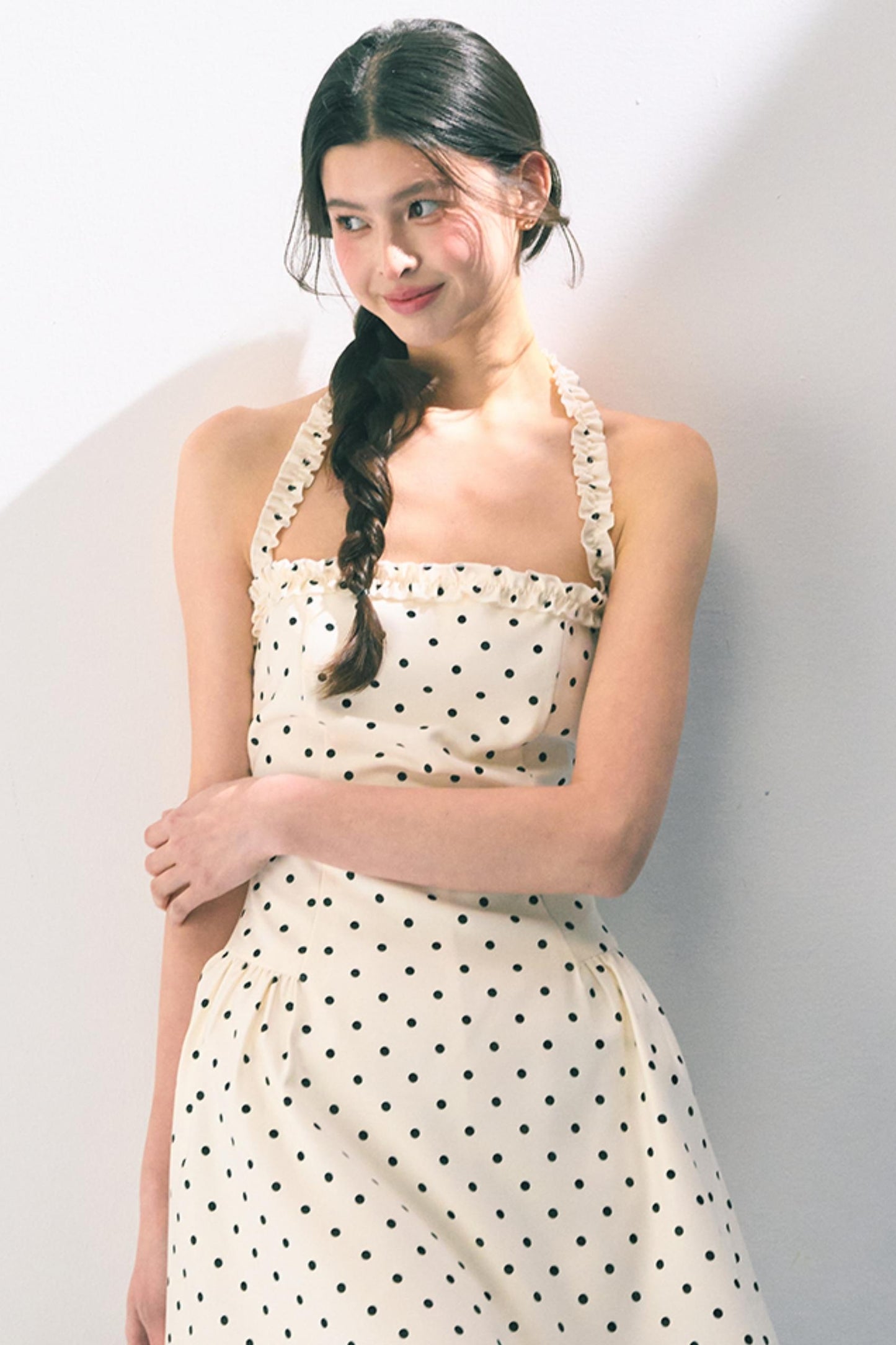 Summer Polka Dot Sheath Dress