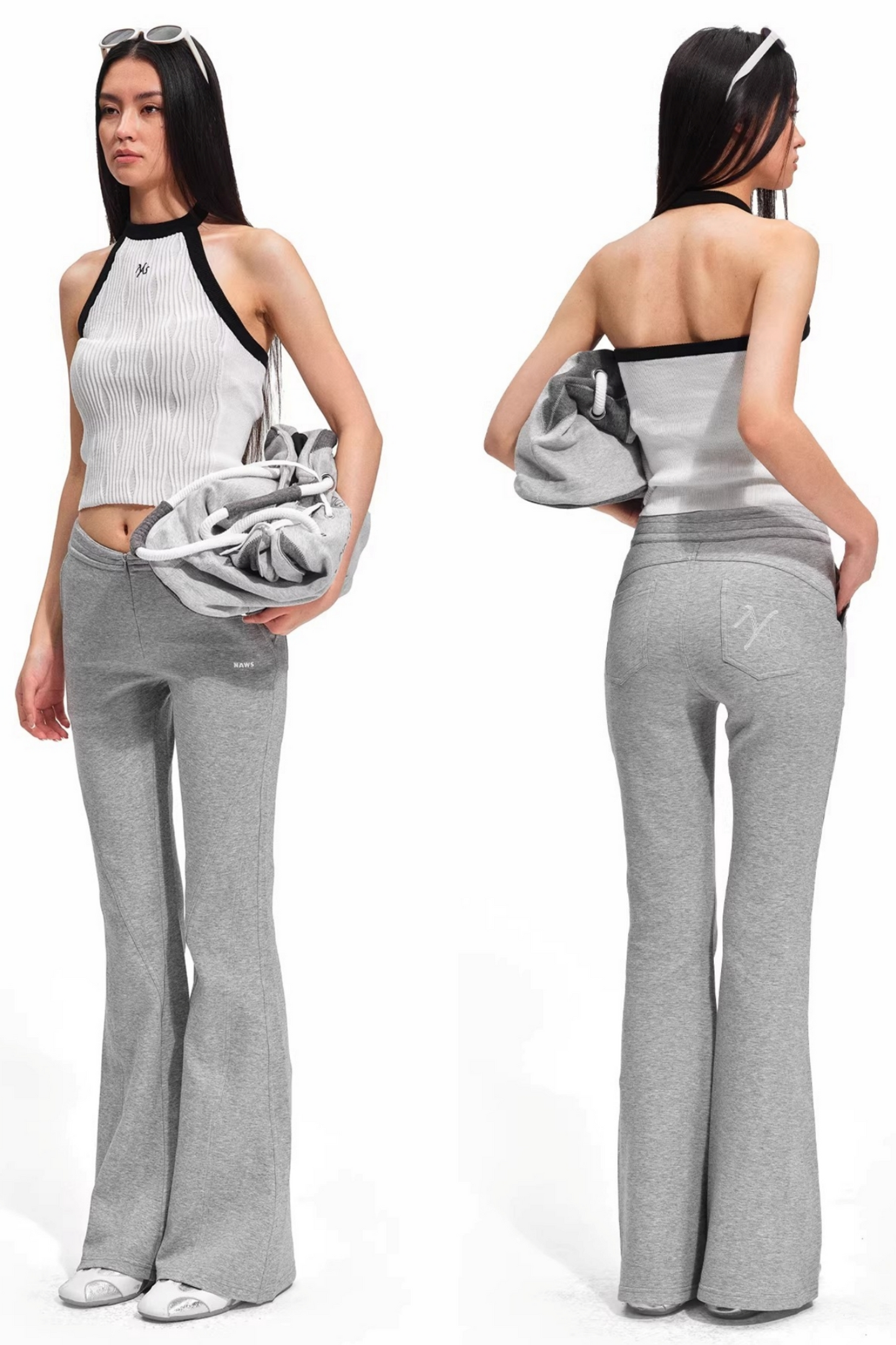 Langsam gehende Strickhose