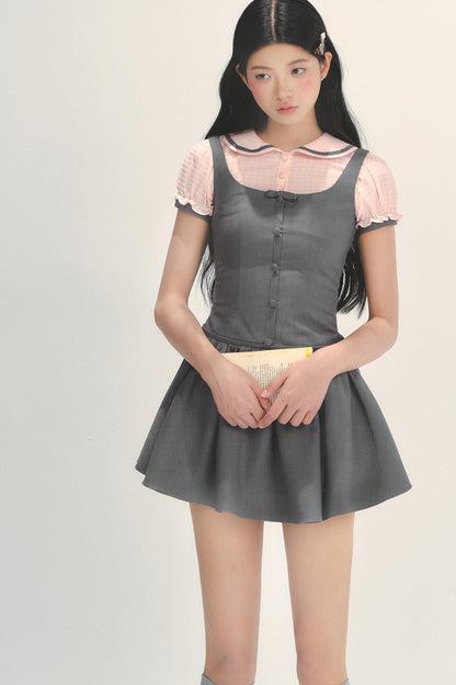 College Patchwork Dress