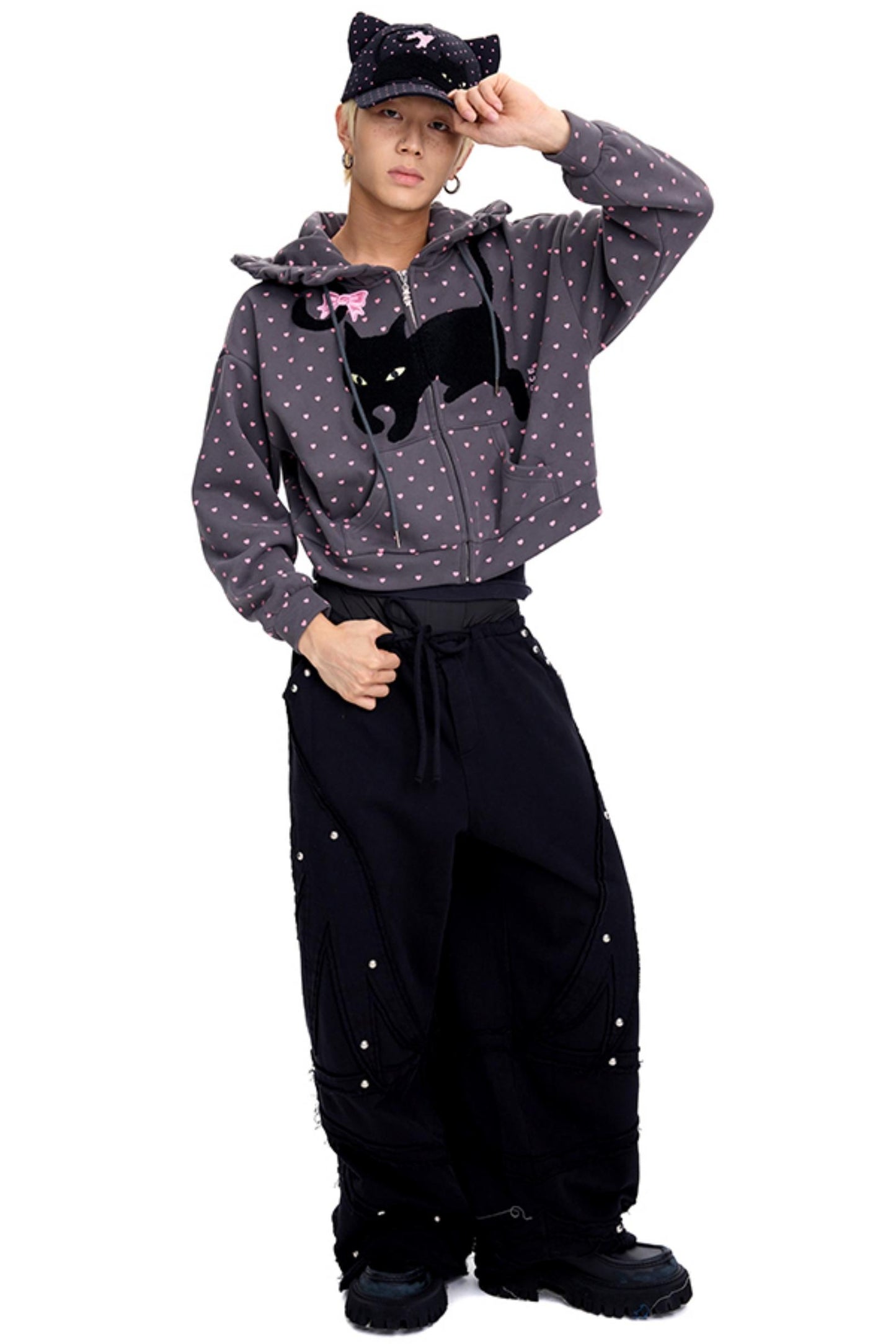 Cat Style Peaked Cap