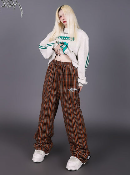 Hip hop wide-leg pants