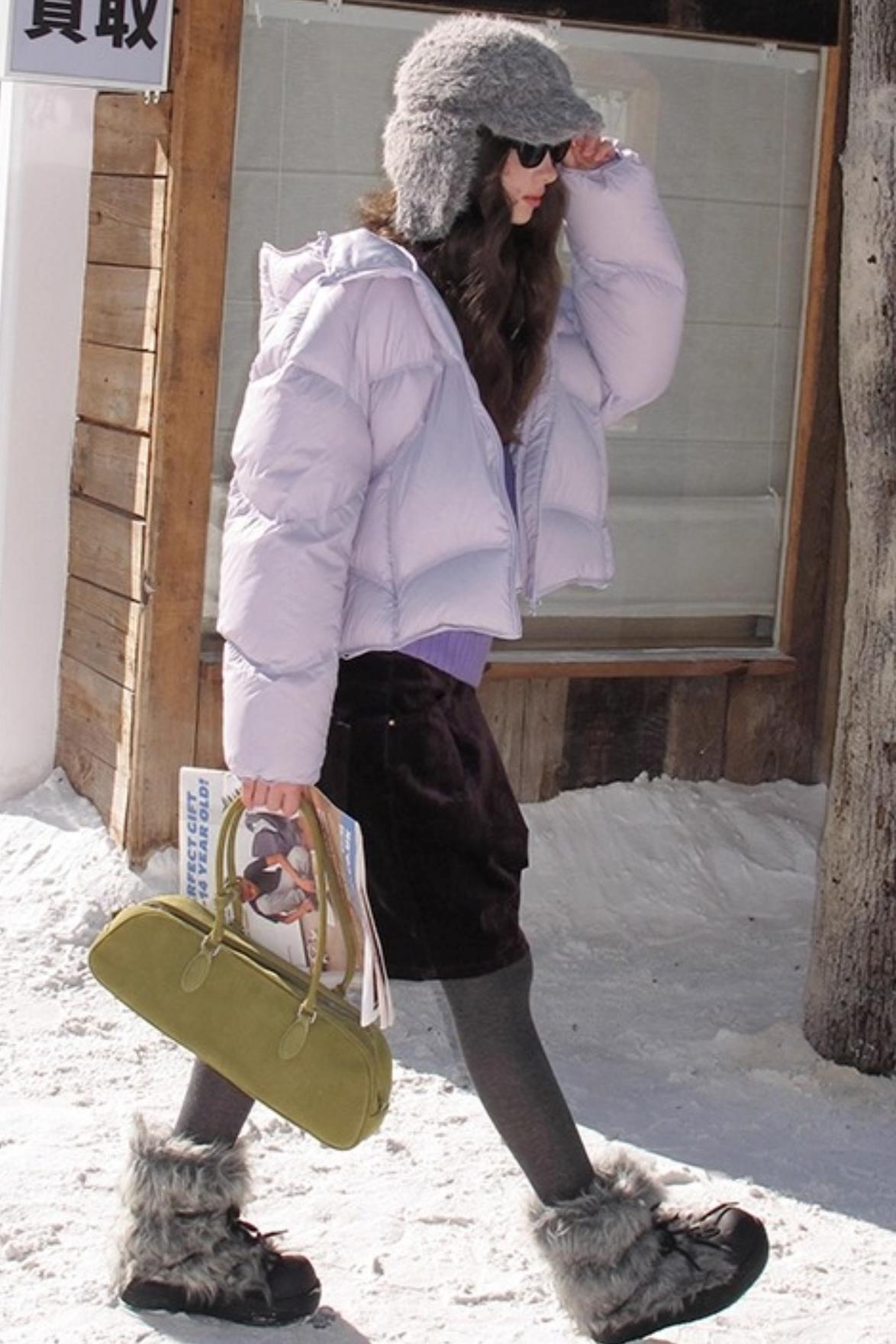 Mint Violet Wool Sweater