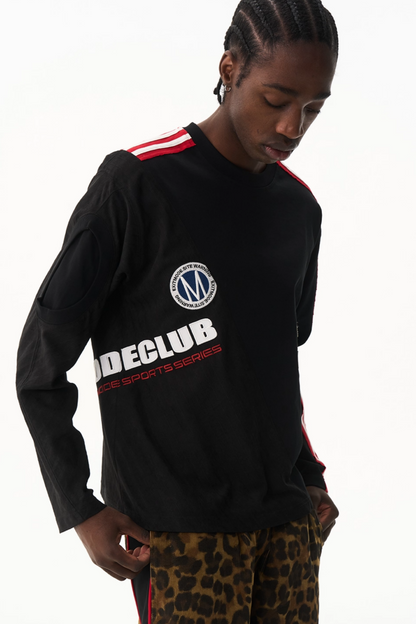 Retro Patchwork Color-Blocking Sweater